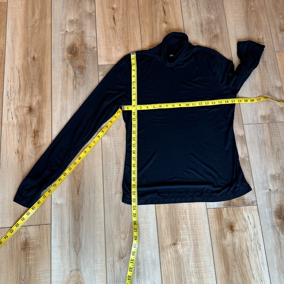 Modern Movement Women's Long Sleeve Super Soft Loose Turtleneck Black Large - Picture 3 of 7